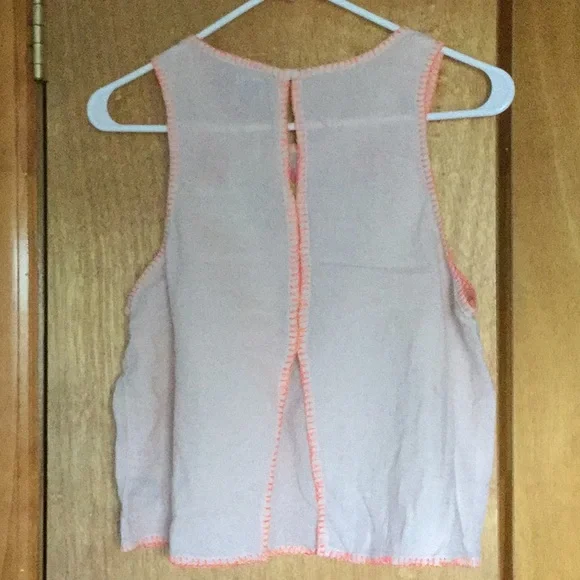 NWOT Aerie Embroidered Boho Top - Picture 2 of 9